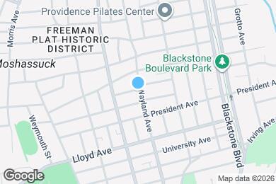 Map image of the property - 422 Wayland Ave