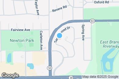 Map image of the property - 105 Tanglewood Dr