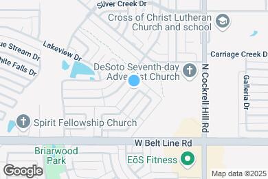Map image of the property - 1403 Lost Creek Dr