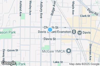 Map image of the property - 1615 Ridge Ave