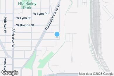 Map image of the property - 2310 W Newton St