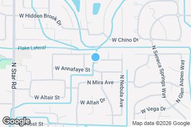 Map image of the property - 10621 W Hazelwood Dr
