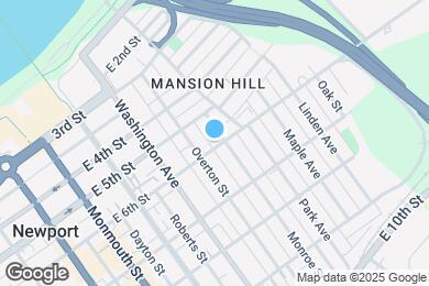 Map image of the property - 417 E 6th St