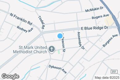 Map image of the property - 1 Paris Mountain Ave