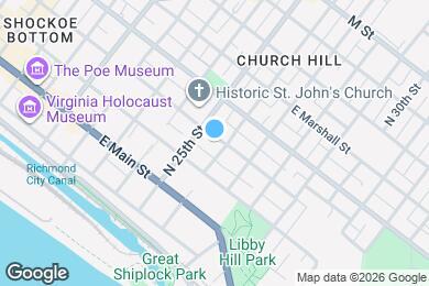 Map image of the property - 2515 E Grace St