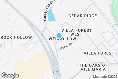 Map image of the property - 1210 webhollow Cir
