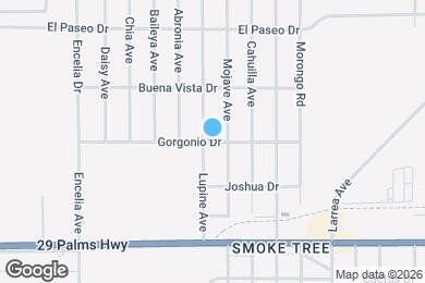 Map image of the property - 71940 Gorgonio Dr