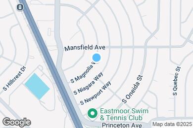 Map image of the property - 3966 S Magnolia Way