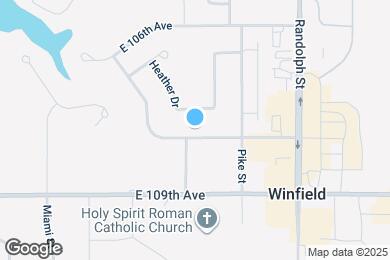 Map image of the property - 7640 E 108th Ave