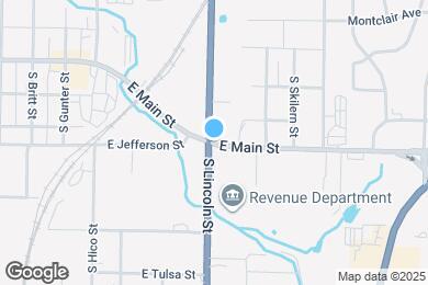 Map image of the property - 1405 E Latium St