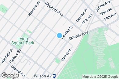 Map image of the property - 1381 Decatur St