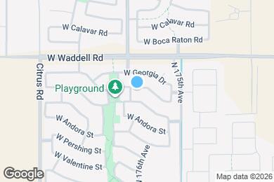 Map image of the property - 17617 W Voltaire St