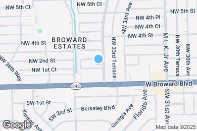 Map image of the property - 3421 NW 1st St