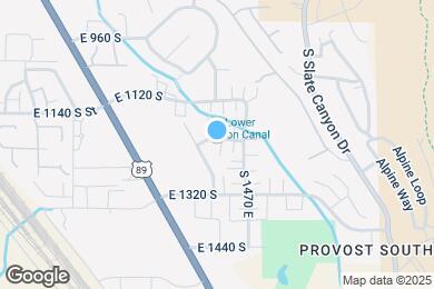 Map image of the property - 1426 E 1200 S