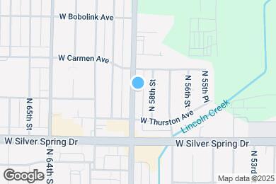 Map image of the property - 5700 N 60th St