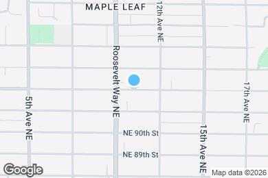 Map image of the property - 1012 NE 92nd St