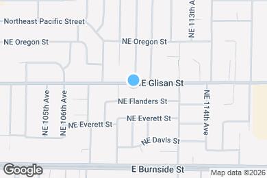 Map image of the property - 11020 NE Glisan St