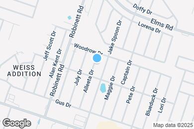 Map image of the property - 4300 Alleeta Dr