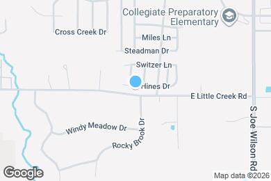 Map image of the property - 809 Hines Dr