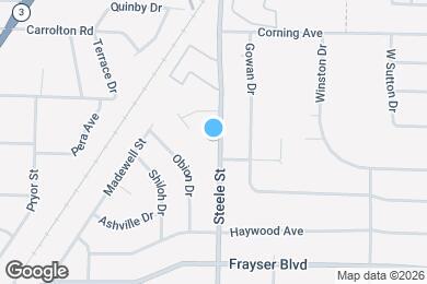Map image of the property - 3521 Steele St