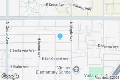 Map image of the property - 4569 E Alamos Ave