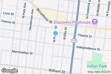 Map image of the property - 26 N Pacific St