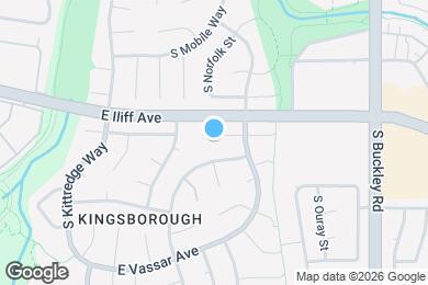 Map image of the property - 16518 E Wesley Ave