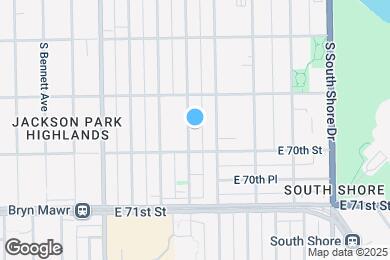Map image of the property - 6937 S Merrill Ave