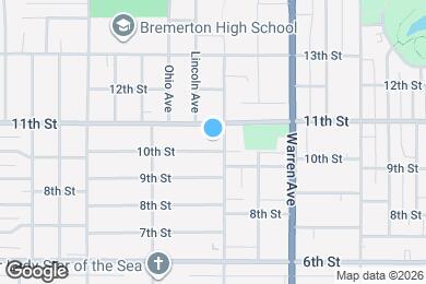 Map image of the property - 1208 10th St