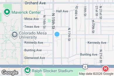 Map image of the property - 1426 N 15th St