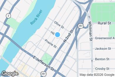 Map image of the property - 409 Hill St