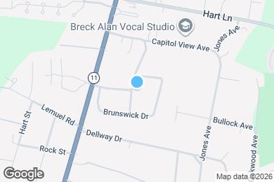 Map image of the property - 2801 Alhambra Cir