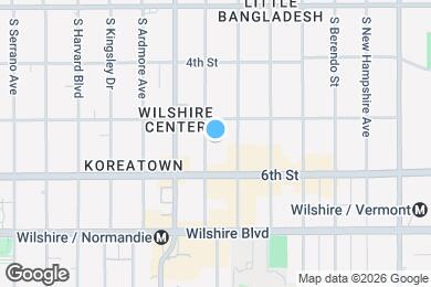Map image of the property - 520 S Mariposa Ave