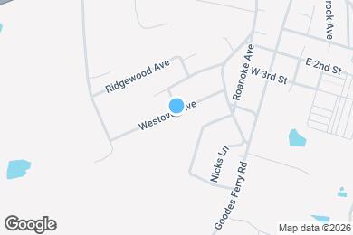 Map image of the property - 601 Westover Ave