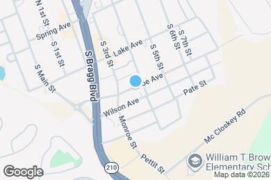 Map image of the property - 310 Poe Ave