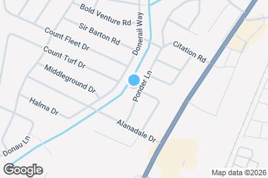 Map image of the property - 9905 Ponder Ln