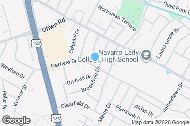 Map image of the property - 1402 Fairfield Dr