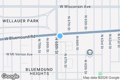 Map image of the property - 408 N 68th St