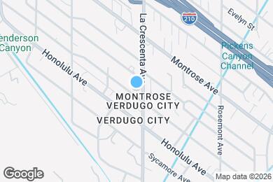 Map image of the property - 3907 La Crescenta Ave