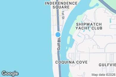 Map image of the property - 78 Gulf Blvd