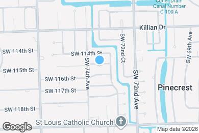 Map image of the property - 7360 SW 115th St