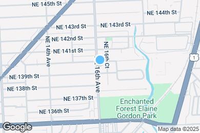 Map image of the property - 13925 NE 16th Ave