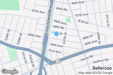 Map image of the property - 244-39 89th Ave