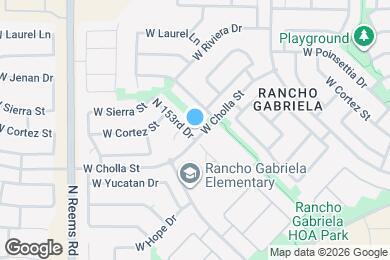 Map image of the property - 11547 N 153rd Dr