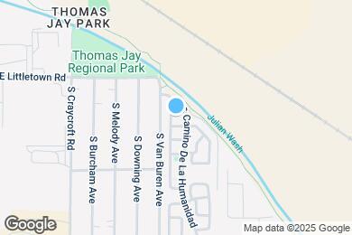 Map image of the property - 6591 S Avenida Santa Carolina