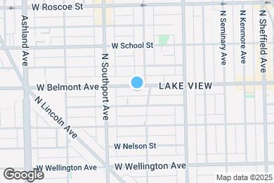 Map image of the property - 1319 W Belmont Ave