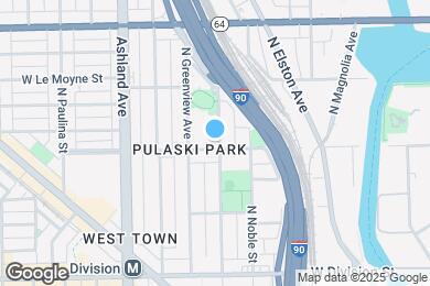 Map image of the property - 1434 W Blackhawk St