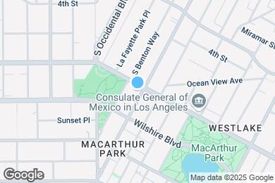 Map image of the property - 603 S Rampart Blvd