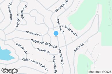 Map image of the property - 134 Hiawatha Dr