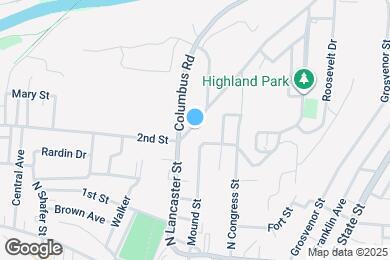 Map image of the property - 168 N Lancaster St